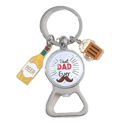 Creative American Beer Keychain Pendant Bottle Opener Metal