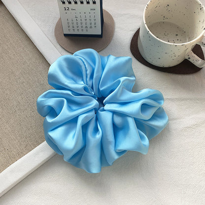 New Oversized Hair Band Smooth Satin French Elegant