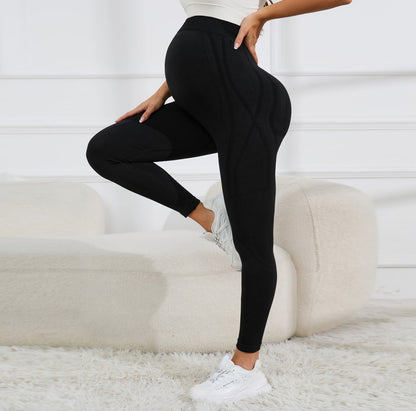 Pantalones de maternidad para primavera y otoño, ropa exterior de cintura alta, leggings casuales para mujer