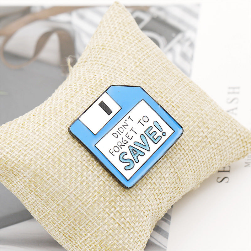 Sticky Notes Brooch Suit Fashion Accessories