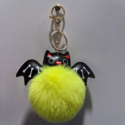 Summer Halloween Keychain Cartoon Leather