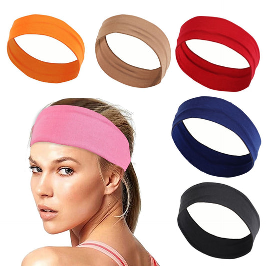 Diadema deportiva para yoga, para mujer, que absorbe el sudor, para correr