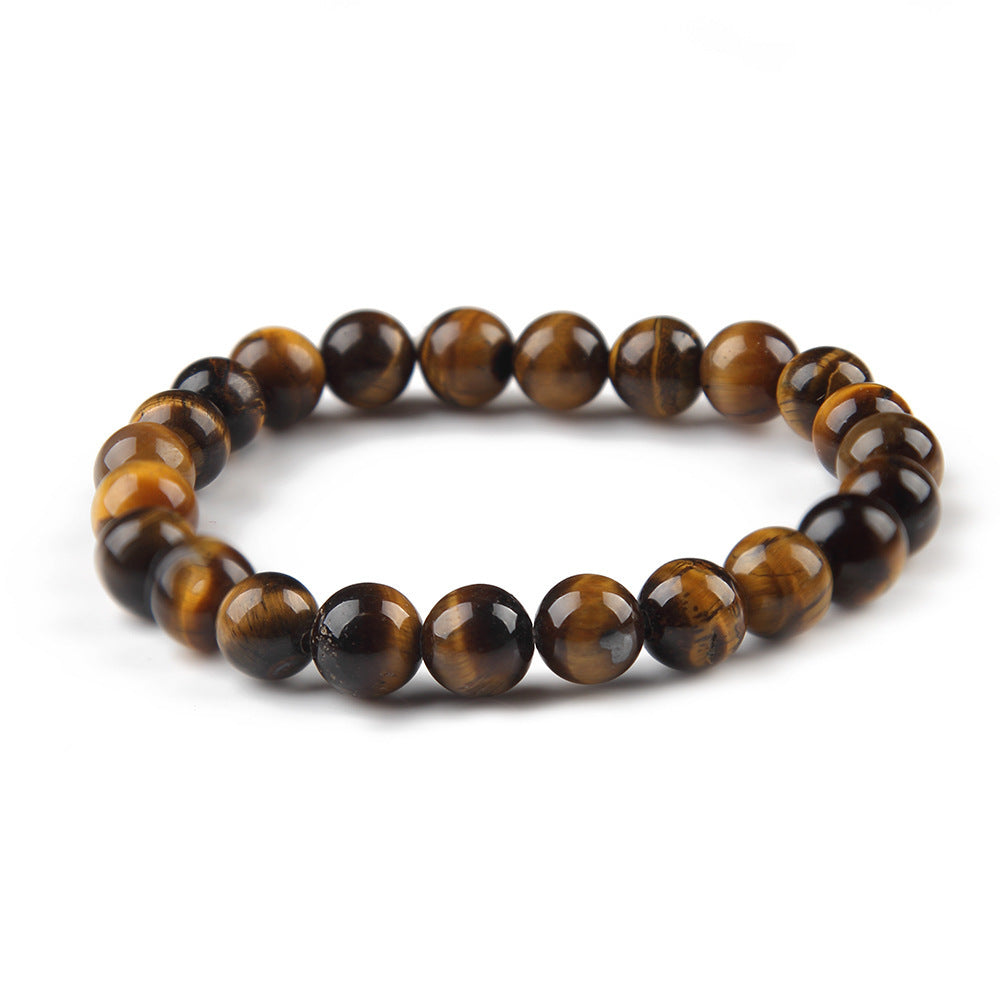 Red Onyx Tiger Eye Stone Couple Bracelet