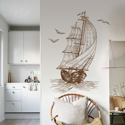 Pegatinas decorativas de pared - Velero náutico