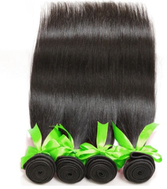 Real Hair Wig Straight Hair Natural Color Europe And America Brazil Straight Hair Curtain