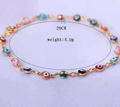 Retro eyes eyeball infinity bracelet