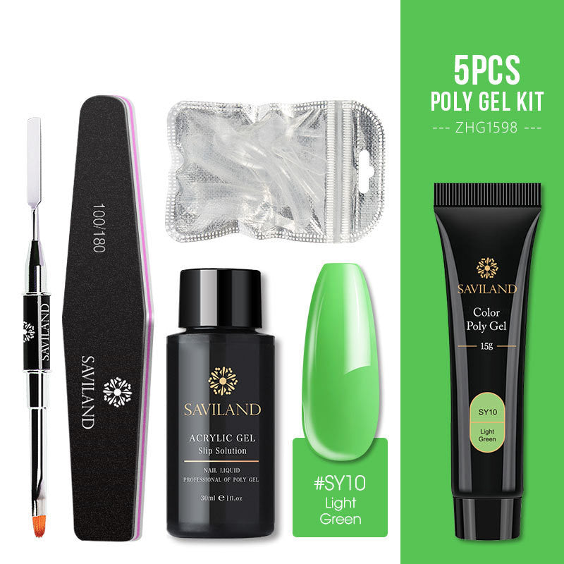 Kit de 5 piezas de gel arcoíris suave