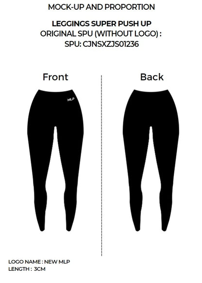 Pantalones de fitness ajustados y elásticos Peach Hip Line para mujer