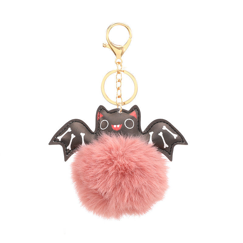 Summer Halloween Keychain Cartoon Leather