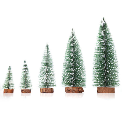 Christmas pine needle tree decoration