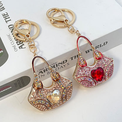 Fashion Exquisite Diamond Crystal Car Key Ring