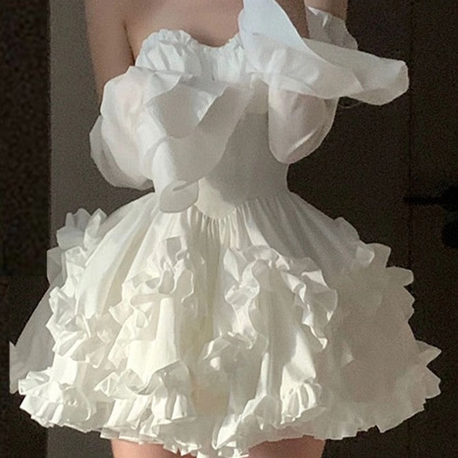 Vestido de princesa de alta gama, exquisito y único.