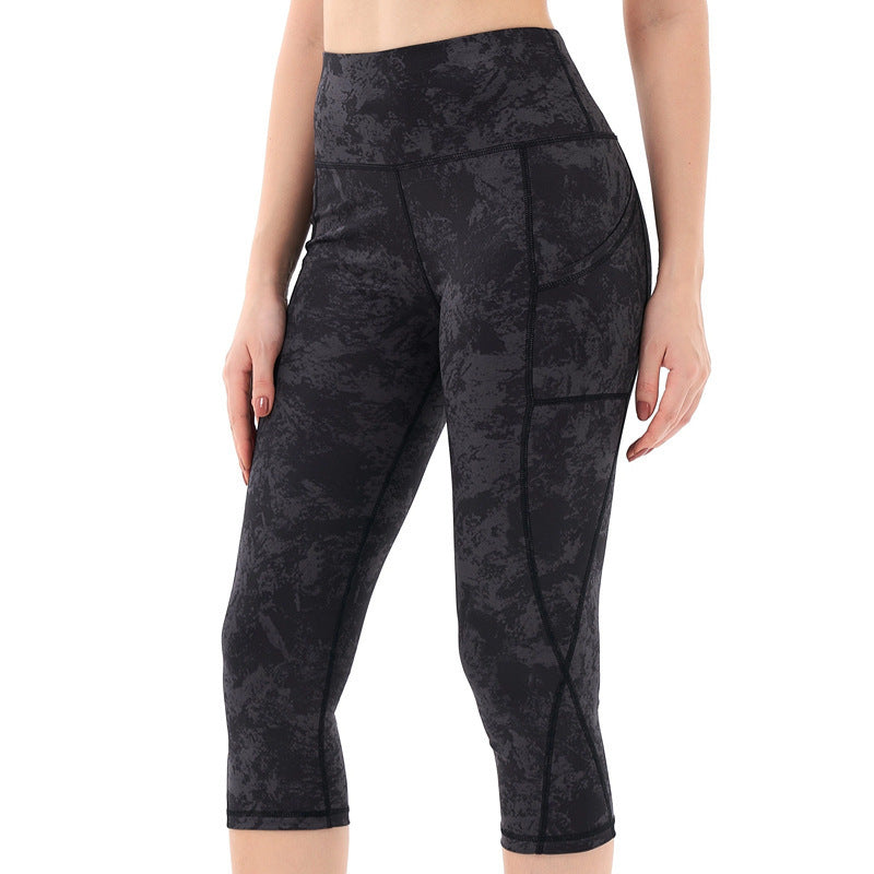 Pantalones cortos Ropa de yoga Leggings Pantalones de fitness estampados