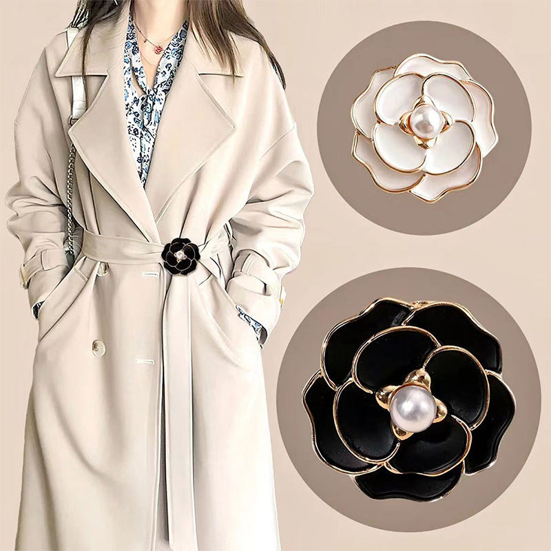 Flower Coat Belt Plastic Buckle