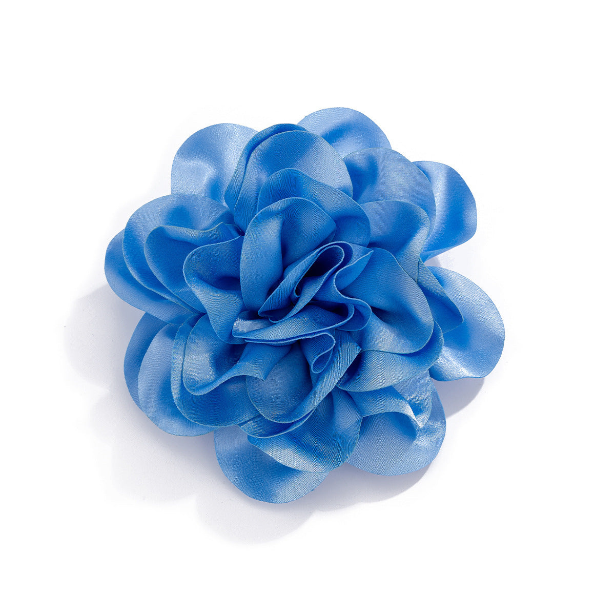 Fabric Exaggerated Large Flower Brooch