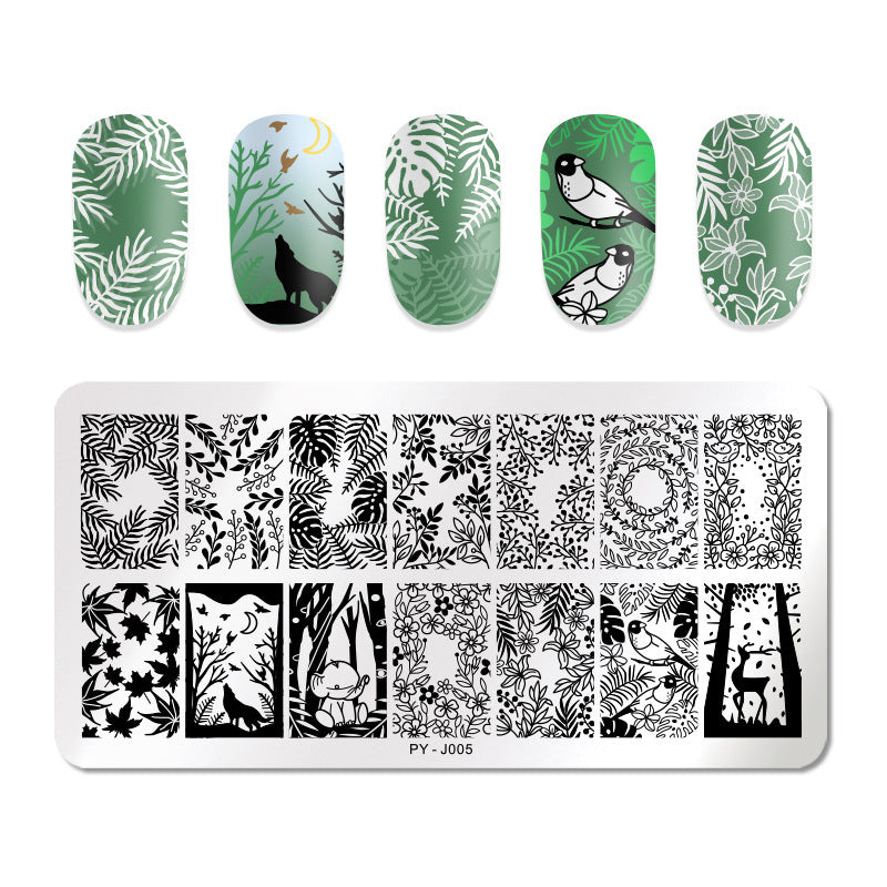 Nail Plate Printing Template Nail Transfer Printing Tool