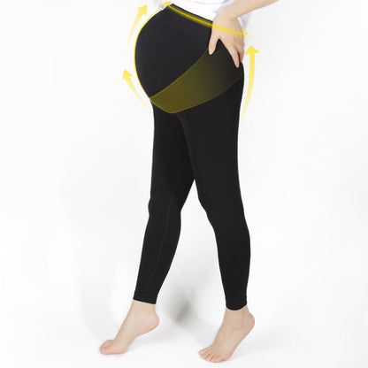 Pantalones de maternidad moldeadores de cuerpo sin costuras y de alta elasticidad Leggings de maternidad