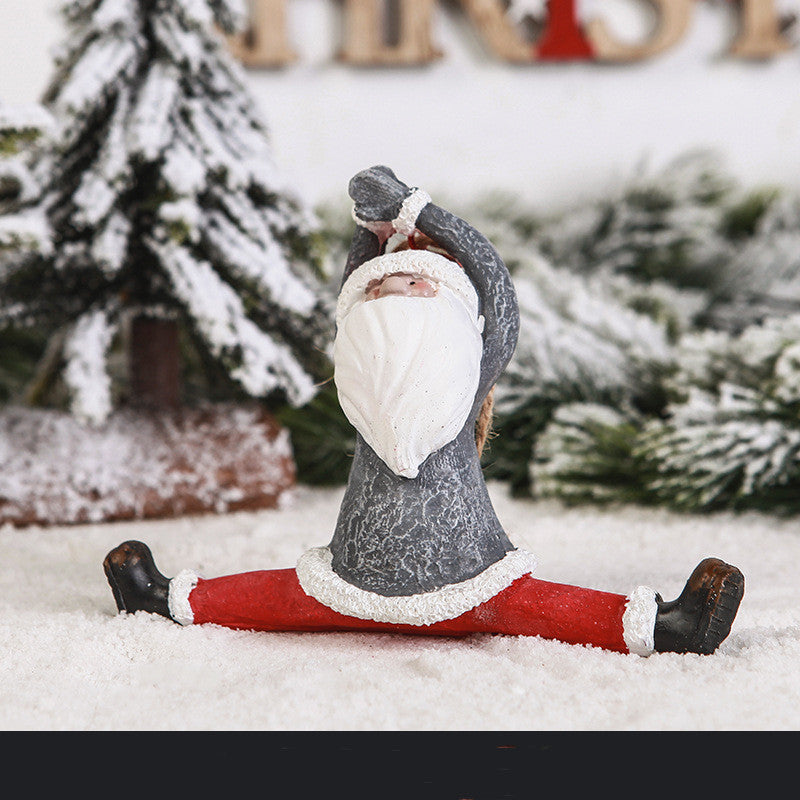 Decoration of Santa Claus with resin technology