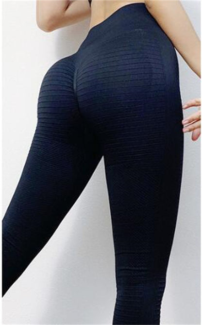 Pantalones de fitness ajustados y elásticos Peach Hip Line para mujer