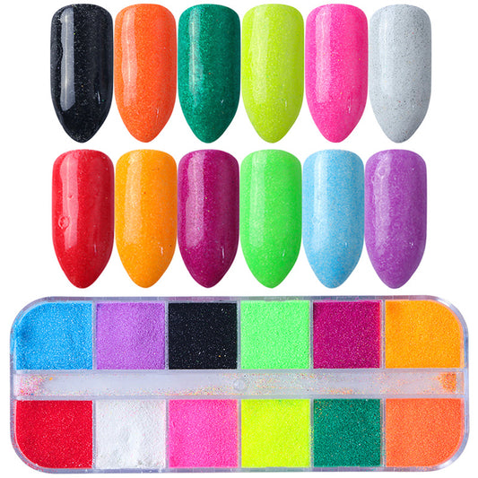 Esmalte de uñas con purpurina