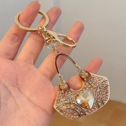 Fashion Exquisite Diamond Crystal Car Key Ring