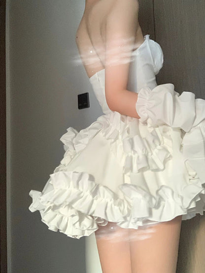 Vestido de princesa de alta gama, exquisito y único.