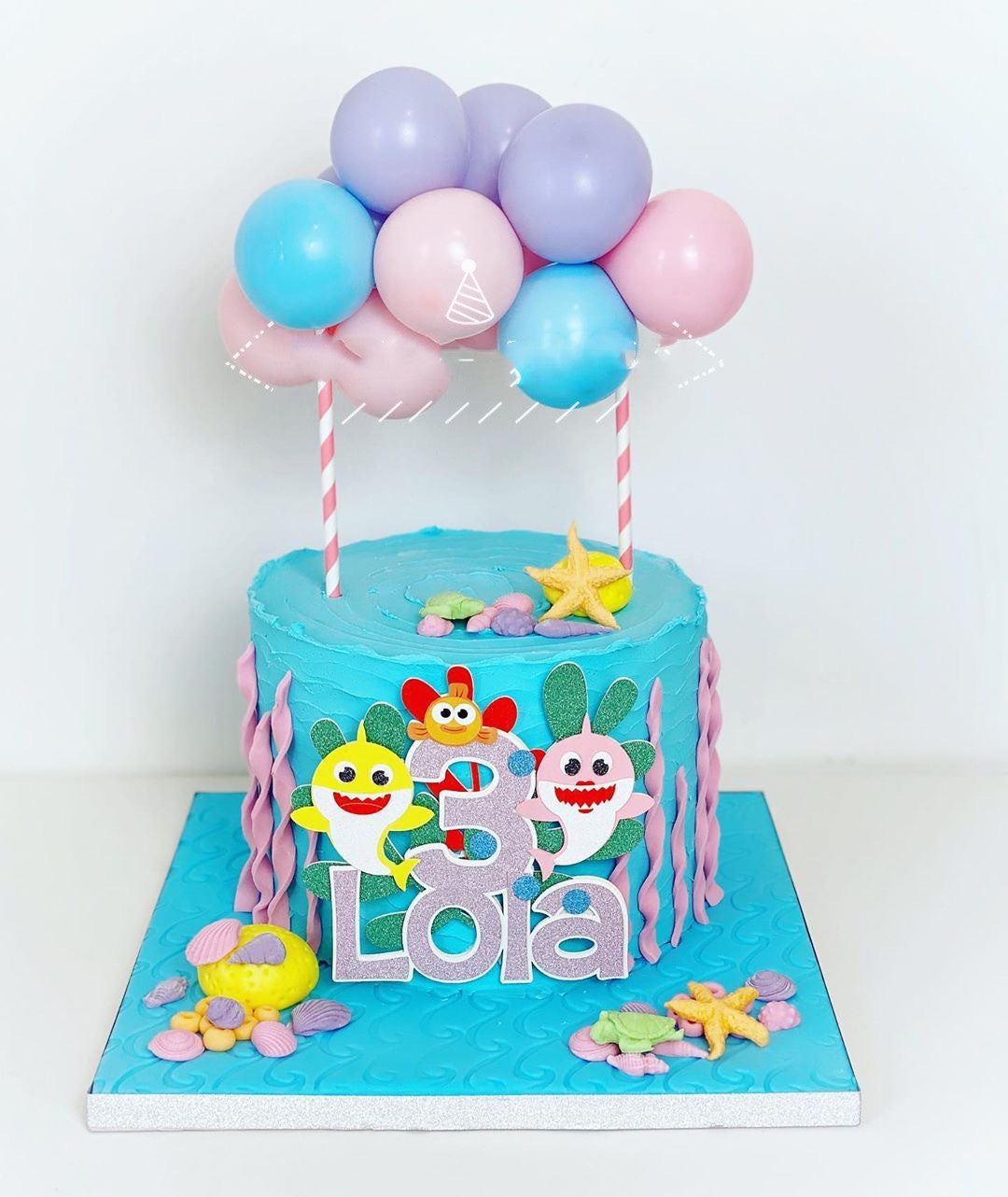 Decoración para tarta con globos pequeños de lentejuelas de color rojo de 5 pulgadas