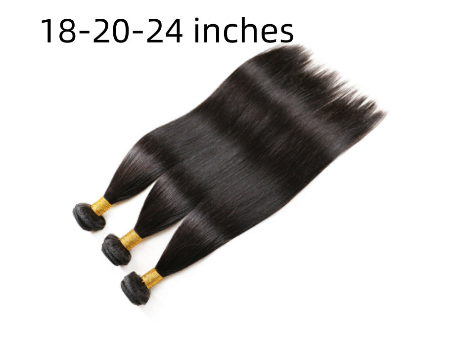 Peluca de pelo real brasileña