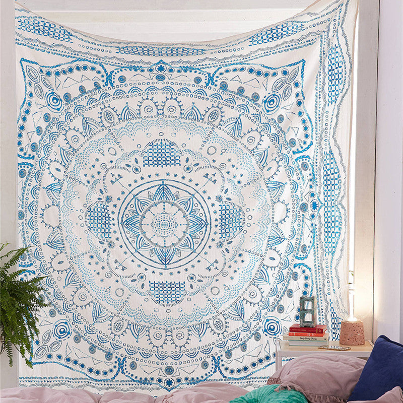 Tapiz de pared con mandala bohemio