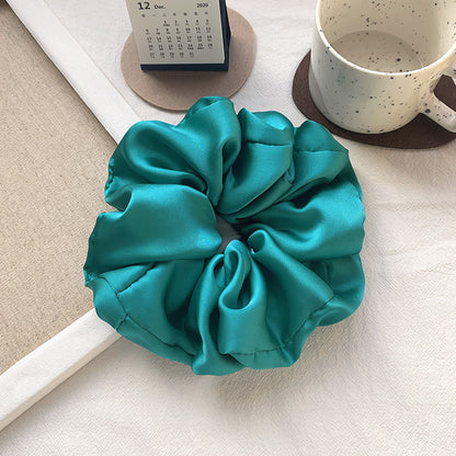 New Oversized Hair Band Smooth Satin French Elegant