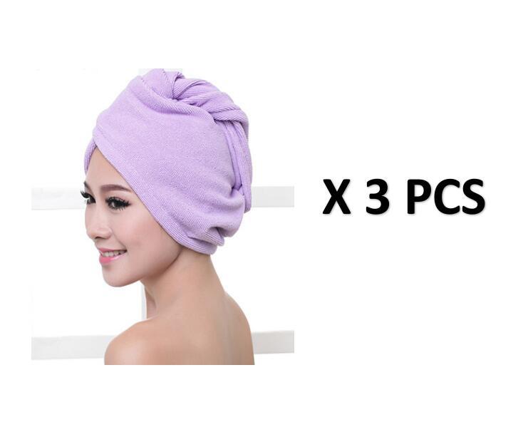 Gorro para secador de pelo para mujer, toalla absorbente para secar el cabello