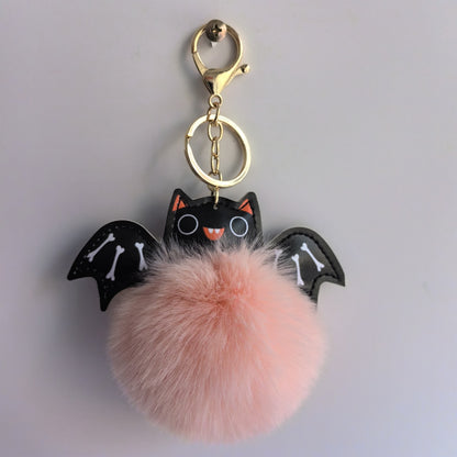 Summer Halloween Keychain Cartoon Leather