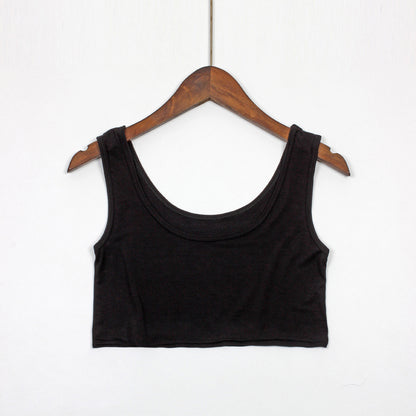 Camisola con tirantes gruesos y escote en U para mujer