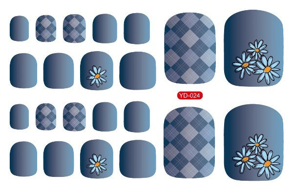 Summer Fashion Manicure Foot Sticker