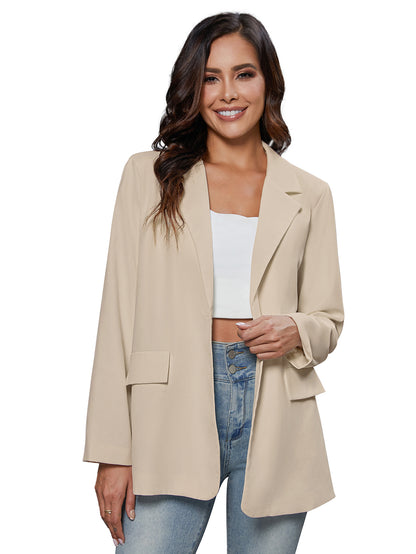 Women's Long Sleeved Cardigan Jacket Top