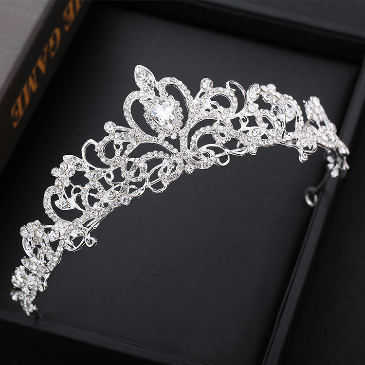 Diadema de corona barroca para novia