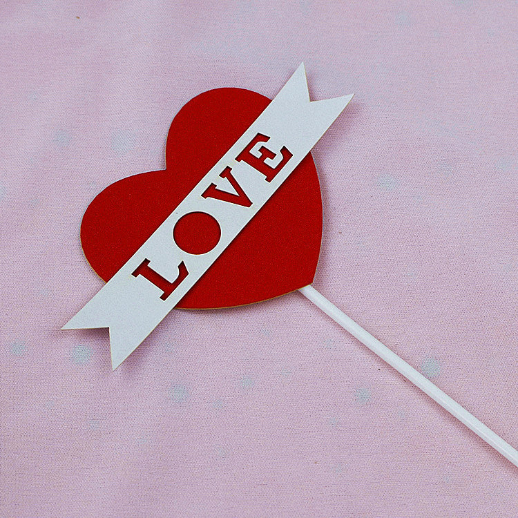 Tanabata, Valentine's Day Cake Decoration Double Decker One Arrow Through The Heart