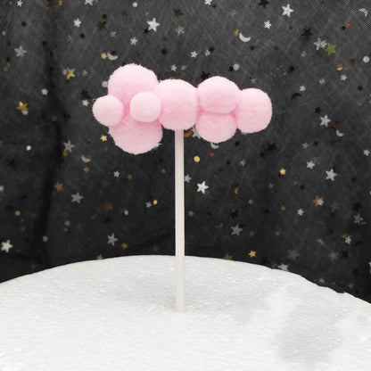 Creative Large And Small Cloud Cake Decoration Card