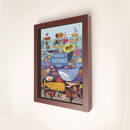 A4 Children's Painting Storage Frame DiyKidsArt Magnetic Picture Frame