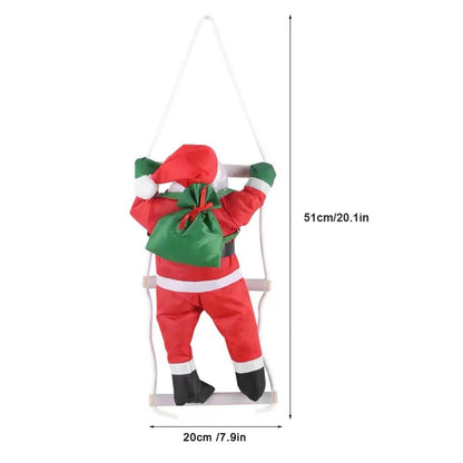 Christmas Ornaments Santa Claus Ladder