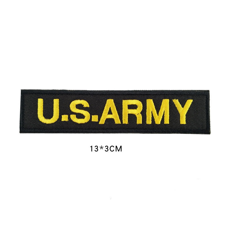 US Army Armband Tactical Embroidery Velcro Chest Strip Patches Medical