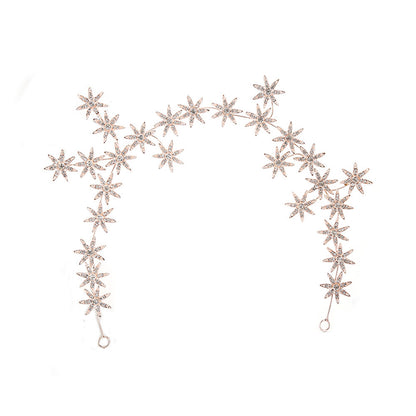 New Bridal Headdress High-end Rhinestone Seven-star Hair Accessories Starry Hair Band