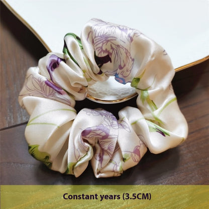 Crepe Satin French Handmade Silk Hair Ring