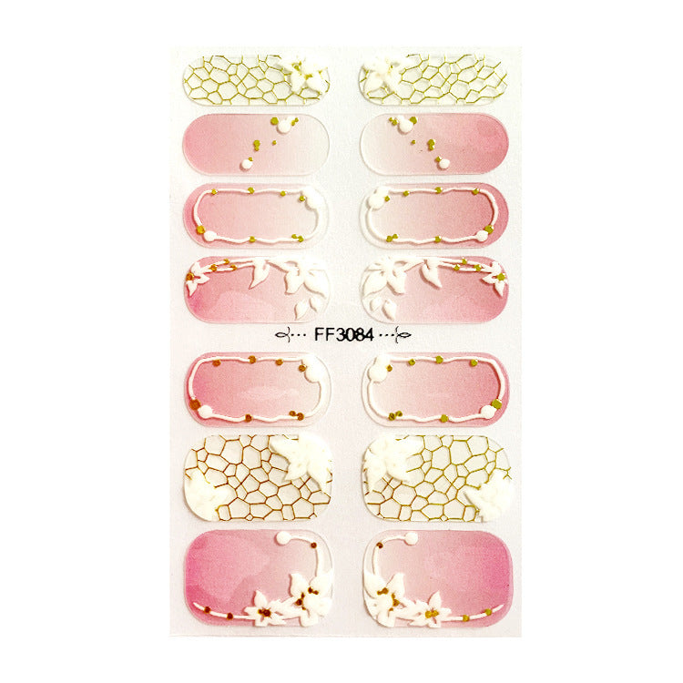 Amazon Fashion 3D Embossed Nail Stickers