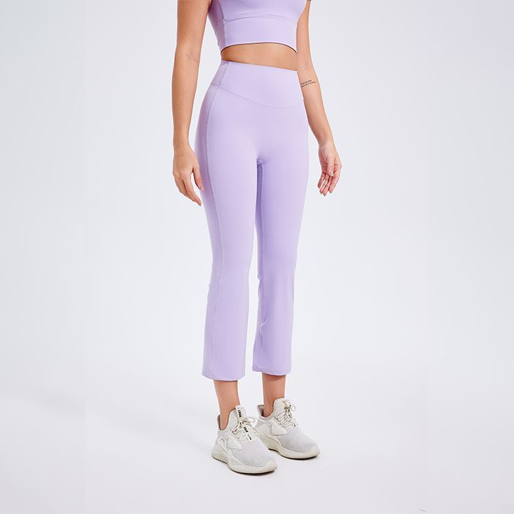 Pantalones de yoga ajustados de cintura alta para mujer de verano