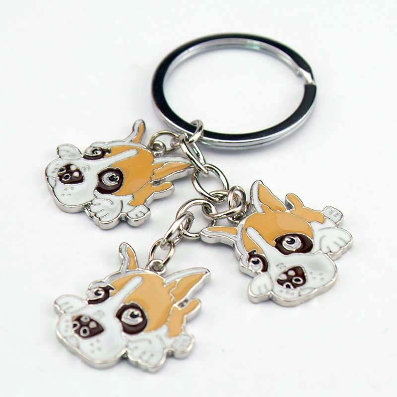 Little Creative Gifts Metal Key Ring Pet Dog Keychain Pendant