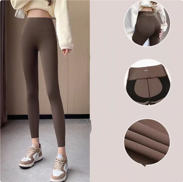 Leggings de vellón de cordero para mujer