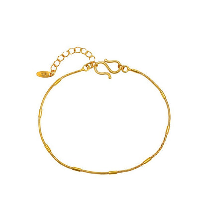 Alloy Simple Bamboo Bracelet Women's High Sense Special-interest Design Fashion