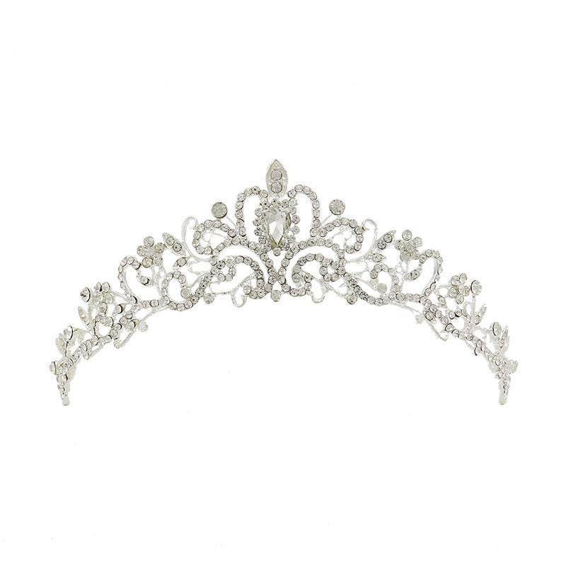 Diadema de corona barroca para novia