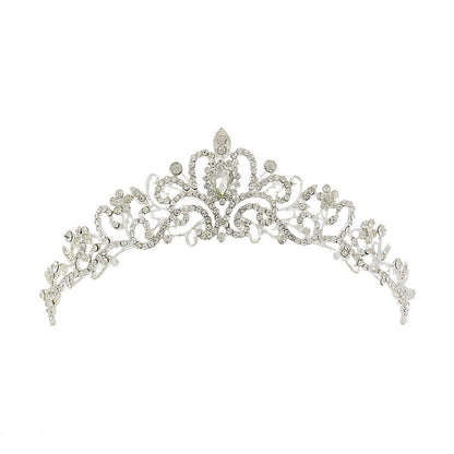 Diadema de corona barroca para novia